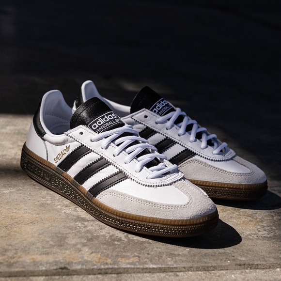 adidas Other - adidas Handball Spezial White and Black Leather Sneakers